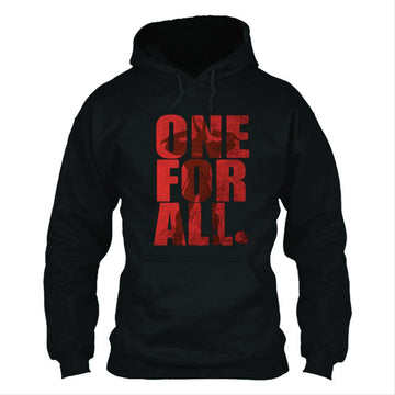 My Hero Academia All Might One For All Sudadera con Capucha de Color Negro para Adultos Unisex